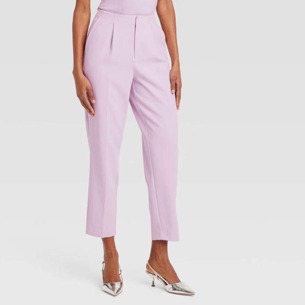 A New Day High Rise Tailored Trouser - Lavender Size 20
